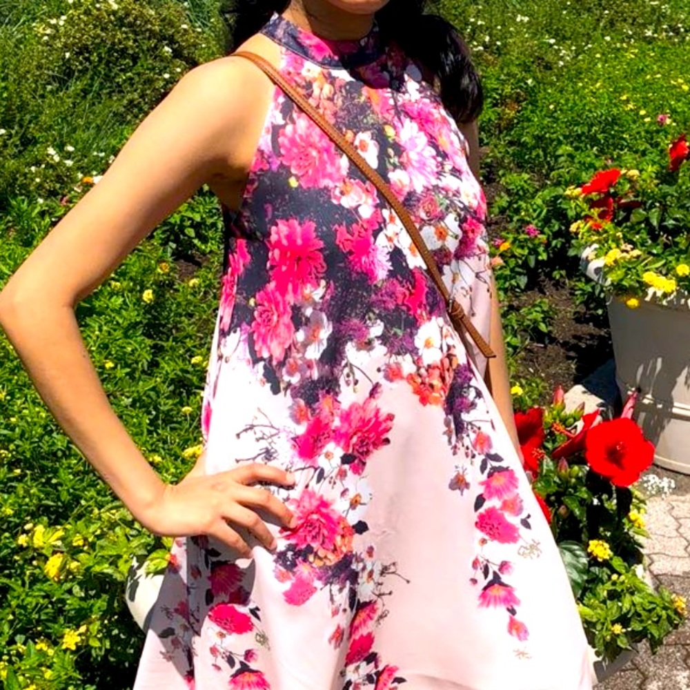 Floral printed dress